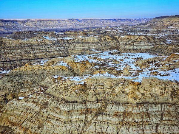 Horse Thief Canyon, Drumheller, Alberta, 2024-02-21