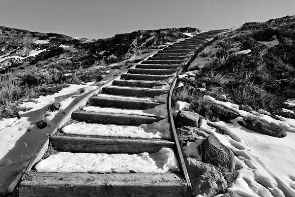 Those goddamn stairs, Midland Provincial Park, Drumheller, Alberta, 2024-02-21
