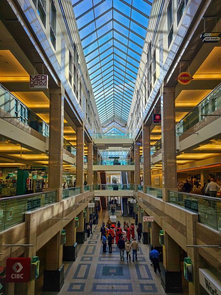 Banker's Hall Mall, Downtown, Calgary, Alberta, 2024-02-22
