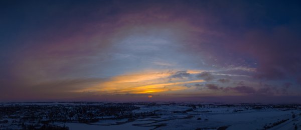 The End of the Day, Gray Park, Strathmore, Alberta, 2024-03-02