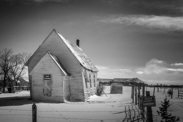 Another Church in the Lurch, Aldersyde, Alberta, 2024-03-04