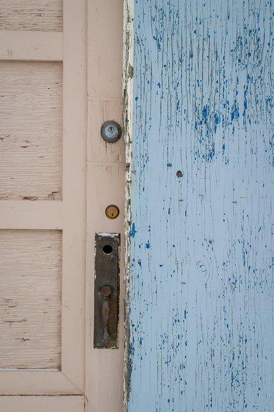 Behind door no. 2, Blackie, Alberta, 2024-03-05