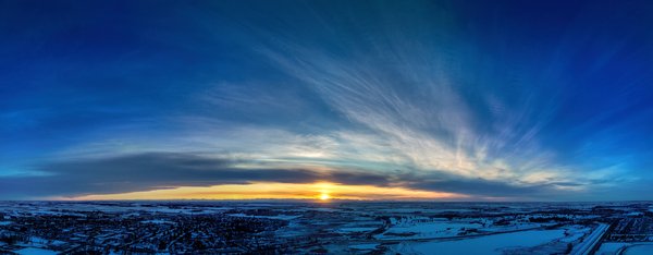 A good end to the day, Strathmore, Alberta, 2024-03-08