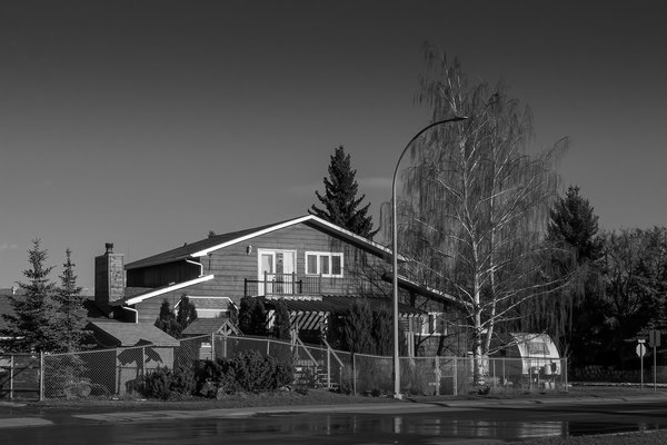 Local character, Thomas Drive, Strathmore, Alberta, 2024-03-12