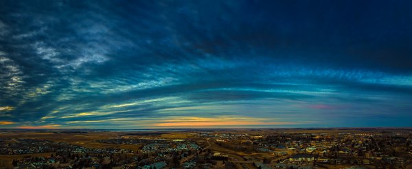 It's a new day, 100m Above Thornbriar Green, Strathmore, Alberta, 2024-03-19