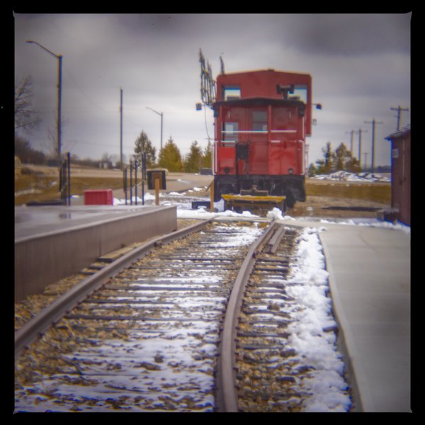 Caboose on the loose, Standard, AB, 2024-04-06