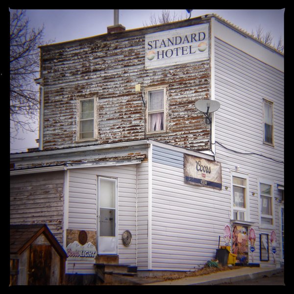 Back of the Standard Hotel, Standard, AB, 2024-04-06