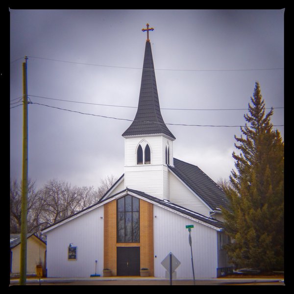 Updated church, Standard, AB, 2024-04-06