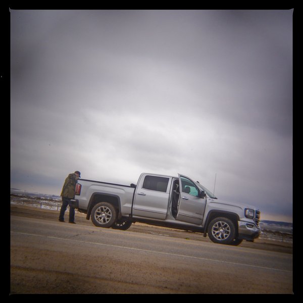 The bigger the truck the more asshole it carries, Hwy 561 near Standard, AB, 2024-04-06