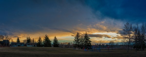 Unsettled Skies, Thornbriar Green, Strathmore, AB, 2024-04-09