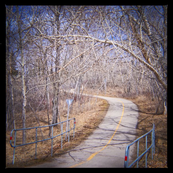It's a workout, Bowmont Park, Calgary, AB, 2024-04-12
