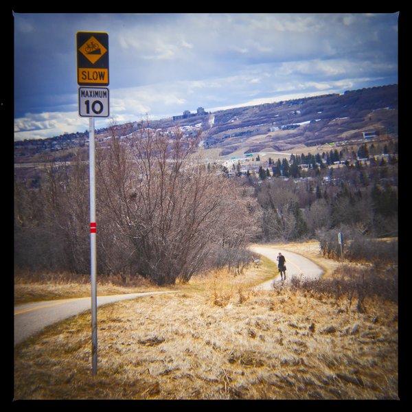 Helter Skelter, Bowmont Park, Calgary, AB, 2024-04-12