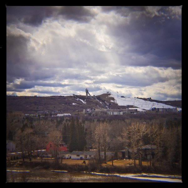 Another view of COP, Bowmont Park, Calgary, AB, 2024-04-12