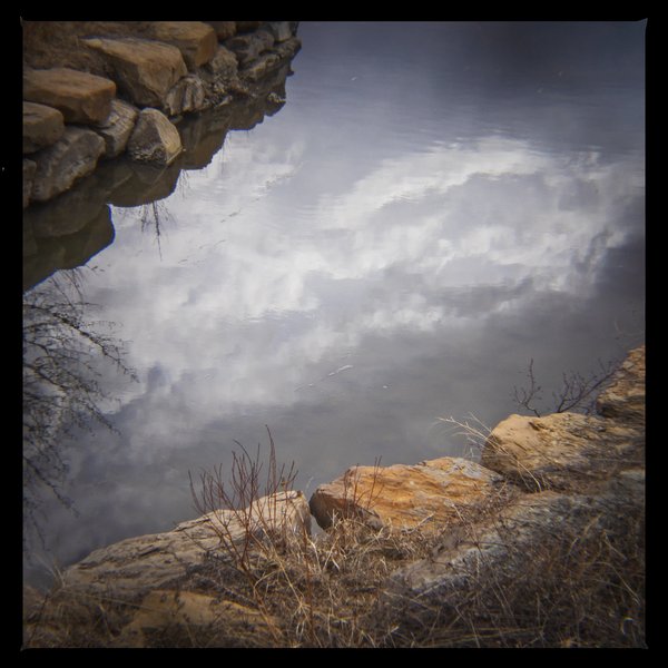 A place to reflect, Bowmont Park, Calgary, AB, 2024-04-12
