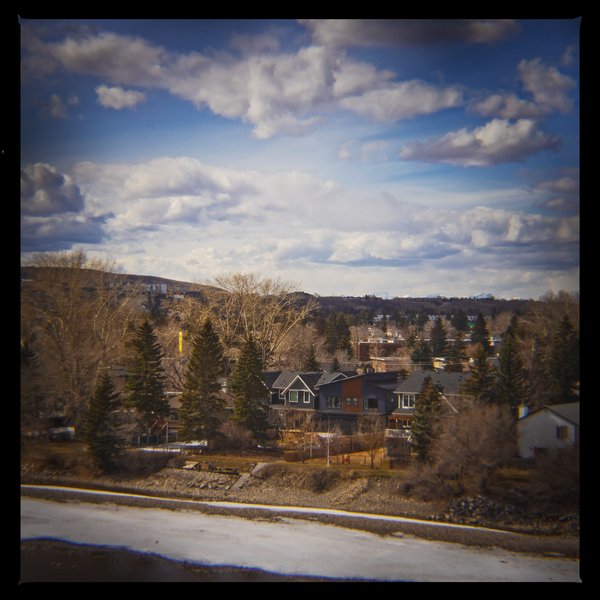 The last of the tony homes, Bowmont Park, Calgary, AB, 2024-04-12