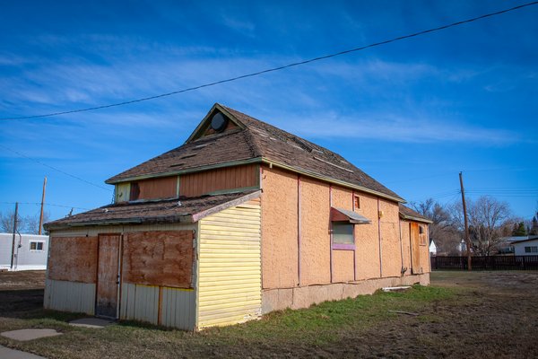 The old hall, Cluny, AB, 2024-04-13