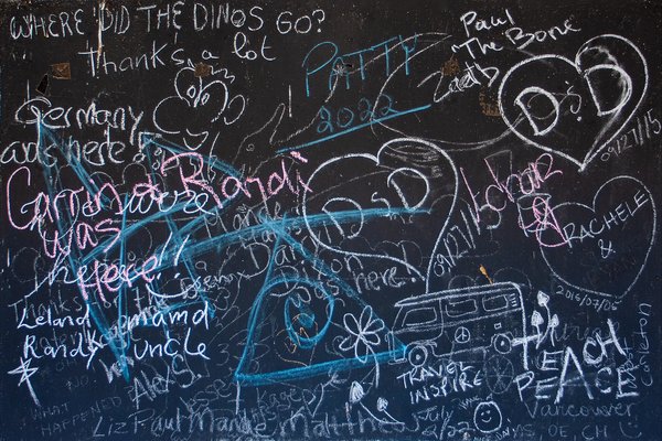 Chalk it up to success, Dinosaur Country Store, Newell County No. 4, AB, 2024-04-13