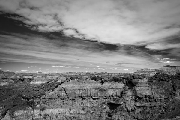 Layers upon layers, Dinosaur Provincial Park, AB, 2024-04-13