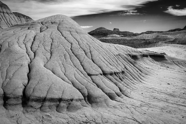 Wear and tear, Dinosaur Provincial Park, AB, 2024-04-13