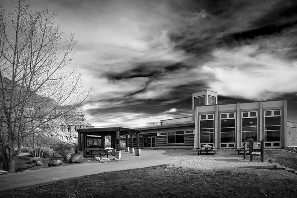 Visitor center, Dinosaur Provincial Park, AB, 2024-04-13