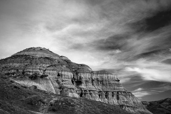 A nice balance, Dinosaur Provincial Park, AB, 2024-04-13
