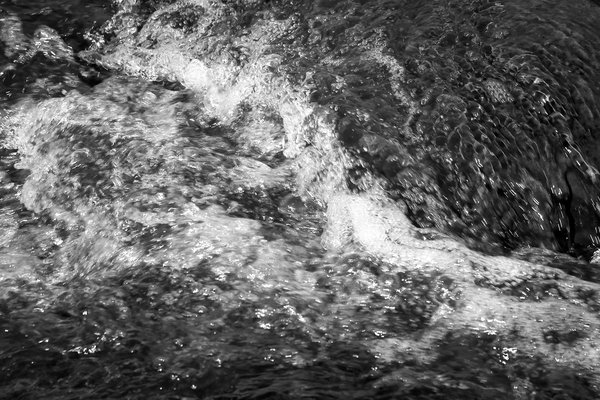 Foam in the runoff, Eagle Lake Trail, Strathmore, AB, 2024-04-20