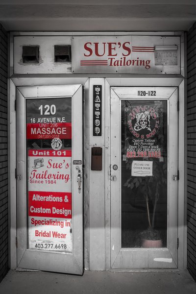 Choose wisely, 16th Avenue, Calgary, AB, 2024-04-27