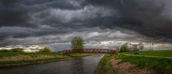 Tom Sadler under fire, Thomas Drive, Strathmore, AB, 2024-05-16