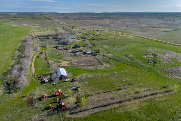 Morning Flyover 01, Sunnyridge Farm, Kirriemuir, Alberta, 2024-05-19
