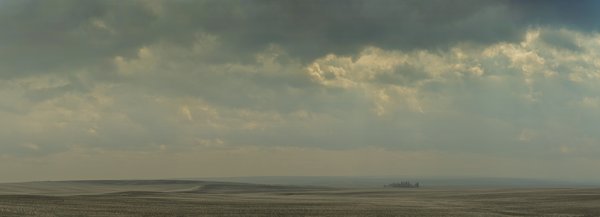 Gathering storm, Looking south of Three Hills, Hwy 27, Alberta, 2024-05-19