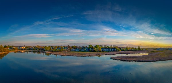 Dusk, Lower Gray Pond, Strathmore, AB, 2024-05-24