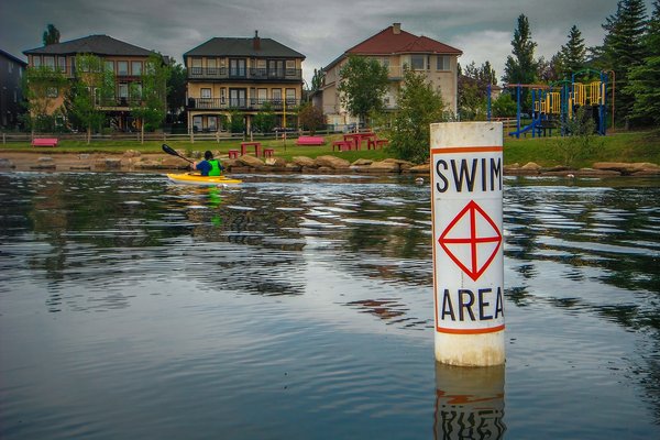 Swim area, Chestermere Lake, Chestermere, AB, 2024-06-28