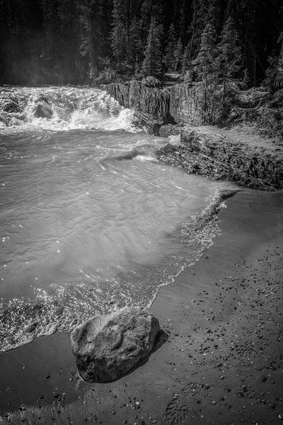 This is me rocking it, Natural Land Bridge, Yoho National Park, BC, 2024-07-11