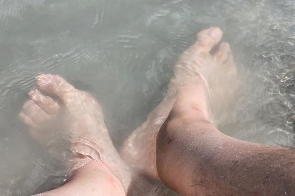 I put my foot in it again, Simpson River, East Kootenay, British Columbia, 2024-07-15 copy