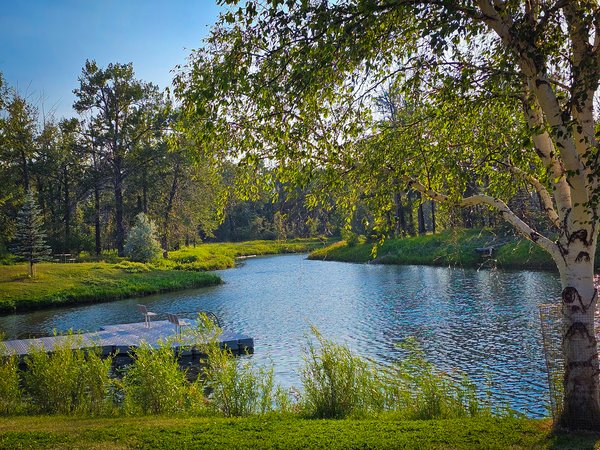 Man made lake, Carburn Park, Calgary, AB, 2024-07-26