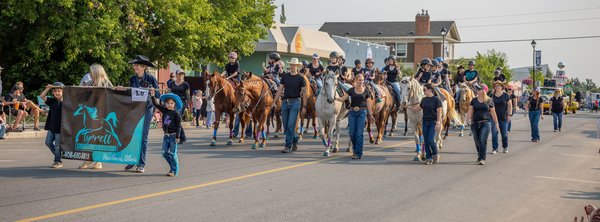 Tyrell Riding Academy 01, Strathmore Parade, Strathmore, AB, 2024-08-03