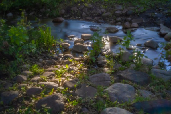 A river runs through it, Pinhole, Kinsmen Park, Strathmore, AB, 2024-08-21