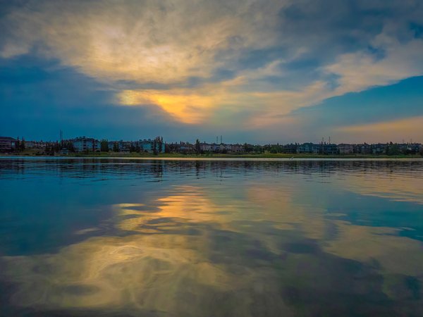 Losing the light, Chestermere Lake, Chestermere, AB, 2024-08-23