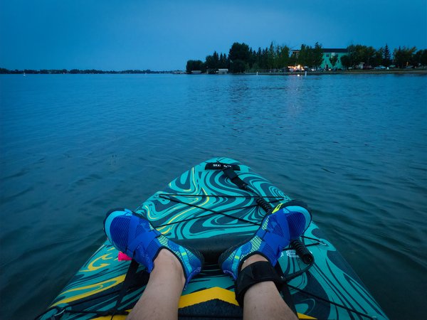Relaxing after sunset, Chestermere Lake, Chestermere, AB, 2024-08-23