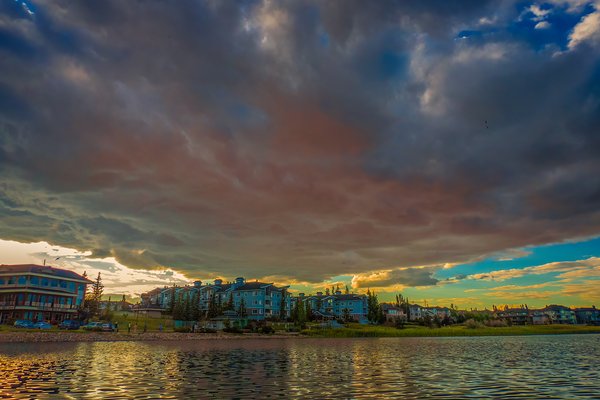 Some foreshadowing, Chestermere Lake, Chestermere, AB, 2024-08-25