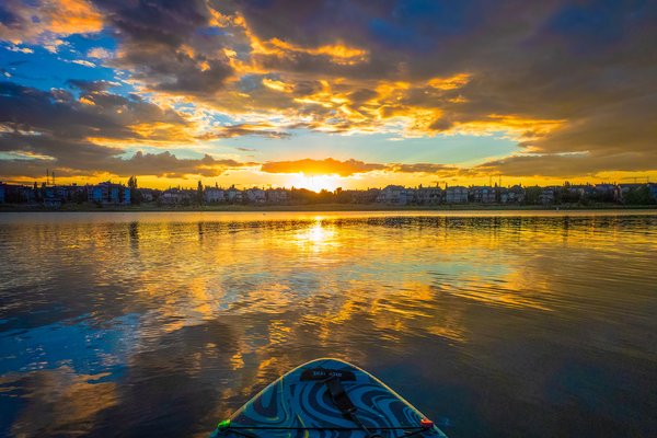 Riding off into the... Sunset, Chestermere Lake, Chestermere, AB, 2024-08-25