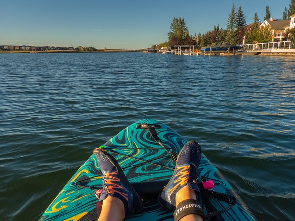 Water in a light breeze, Chestermere Lake, Chestermere, AB, 2024-08-29