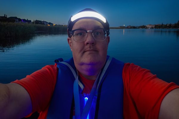 Himself at large, Night Falling, Chestermere Lake, Chestermere, AB, 2024-08-29