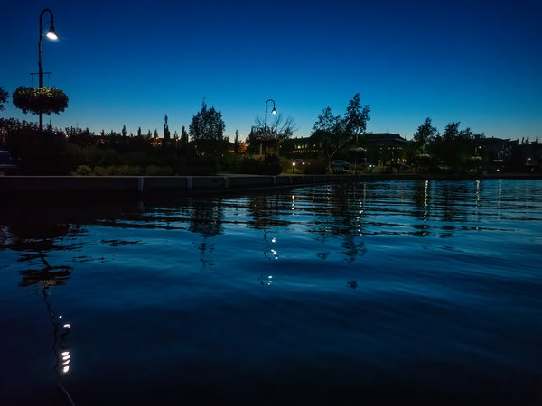 Creeping the shoreline, After Dark, Chestermere Lake, Chestermere, AB, 2024-08-29