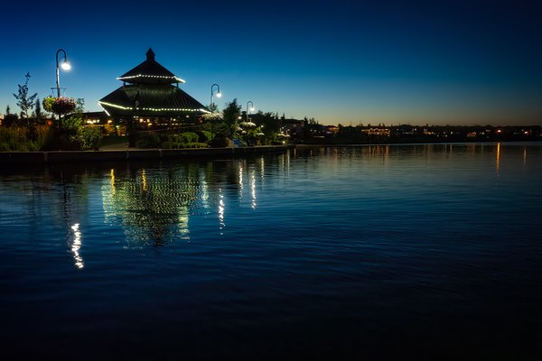 Cruising the shoreline, After Dark, Chestermere Lake, Chestermere, AB, 2024-08-29