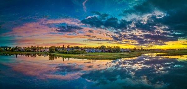 The great fake out, Lower Gray Pond, Strathmore, AB, 2024-08-30