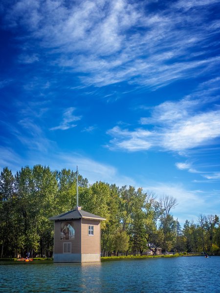 His master's voice, Bowness Park, Calgary, AB, 2024-09-01