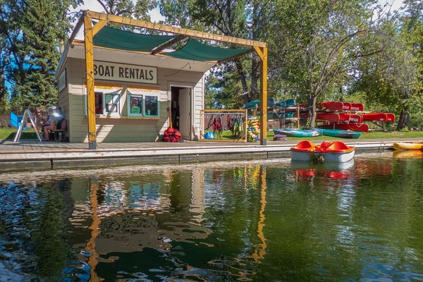 Boat rentals, Bowness Park, Calgary, AB, 2024-09-01