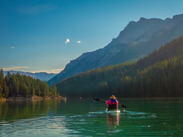 Lady of the Lake, Two Jack Lake, Banff National Park, Alberta, 2024-09-02