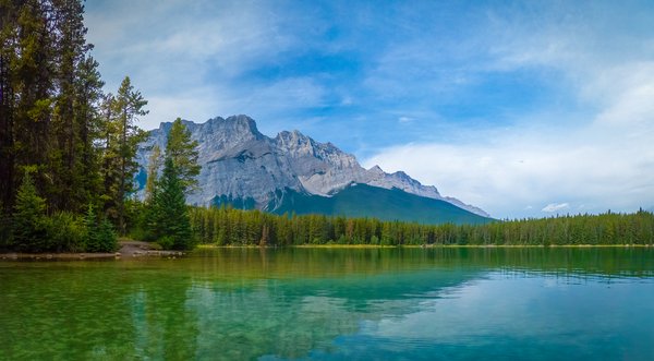 Panoramic 08, Two Jack Lake, Banff National Park, Alberta, 2024-09-02